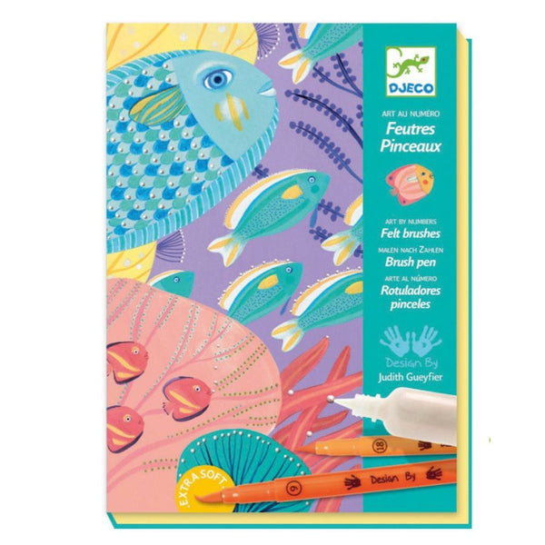 Djeco Under Sea Felt Tips | Art and Craft Kits | KidzInc Australia | Online Educational Toys