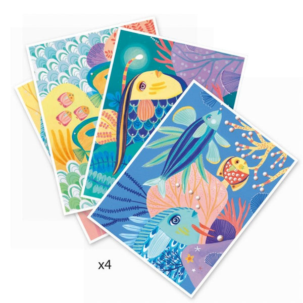 Djeco Under Sea Felt Tips | Art and Craft Kits | KidzInc Australia | Online Educational Toys 2