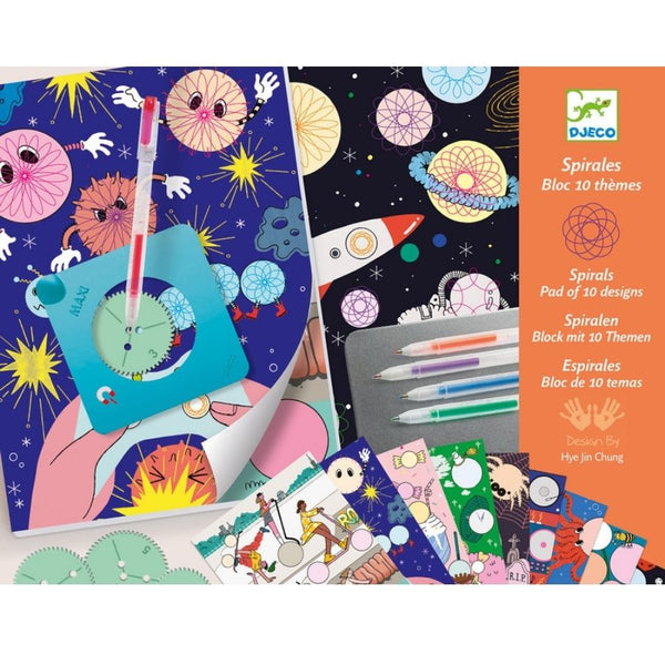 Djeco 10 Themes Block Spirals | Craft Kits for Kids KidzInc Australia