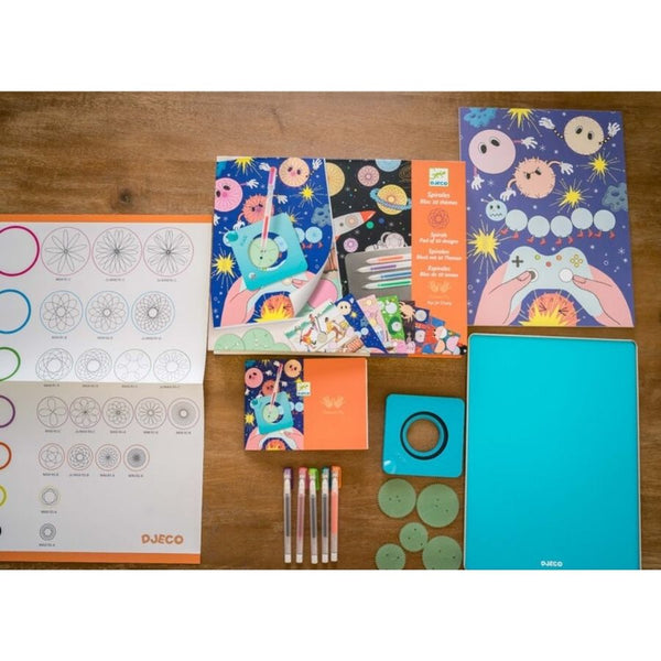Djeco 10 Themes Block Spirals | Craft Kits for Kids KidzInc Australia 3