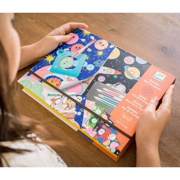 Djeco 10 Themes Block Spirals | Craft Kits for Kids KidzInc Australia 6