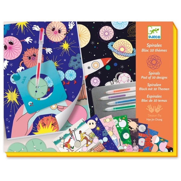 Djeco 10 Themes Block Spirals | Craft Kits for Kids KidzInc Australia 8