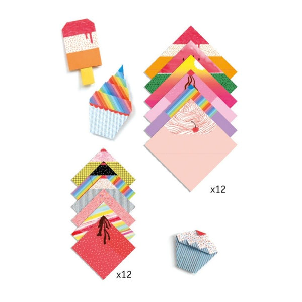 Djeco Sweet Treats Origami Craft Kits for Kids | KidzInc Australia 2