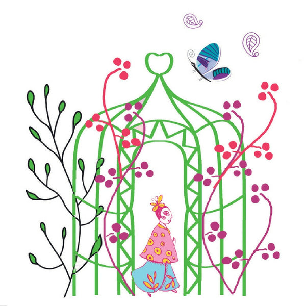 Djeco - Princesses Create a Story Stamping Kit | KidzInc Australia | Online Educational Toy Store