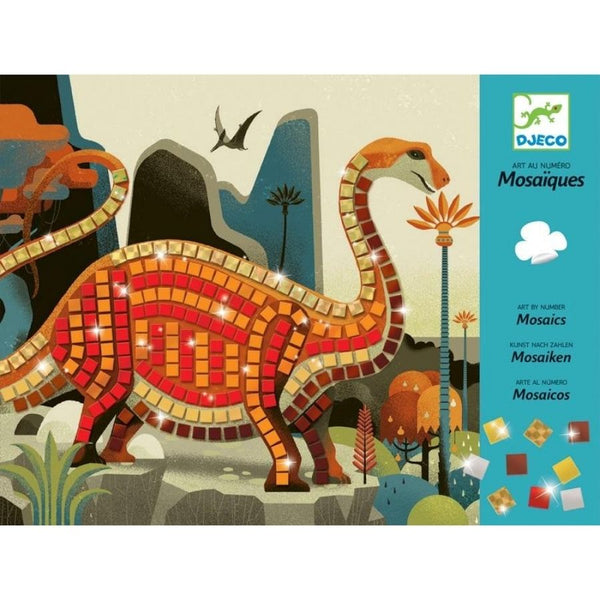 Djeco Dinosaurs Mosaics | Arts & Crafts for Kids | KidzInc Australia 
