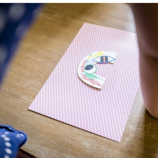 Djeco Create Shapes Letters Craft Kit for Preschoolers | KidzInc Australia 5