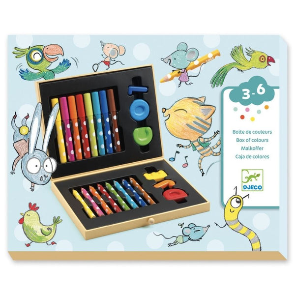 Djeco Box of Colours for Little Ones | Art Supplies for Kids | KidzInc Australia 5