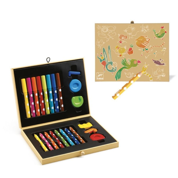 Djeco Box of Colours for Little Ones | Art Supplies for Kids | KidzInc Australia