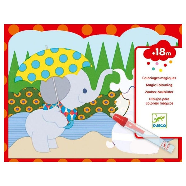 Djeco Hidden Outside Water Colouring for Toddlers | KidzInc Australia