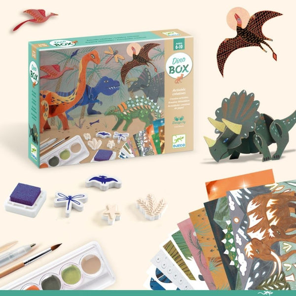 Djeco The World of Dinosaurs Multi Craft Box Kit | KidzInc Australia 3
