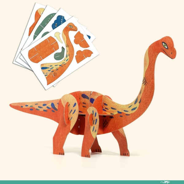 Djeco The World of Dinosaurs Multi Craft Box Kit | KidzInc Australia 4