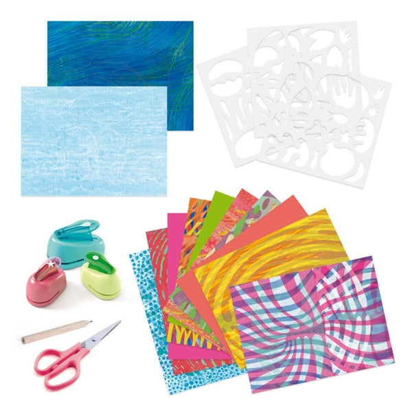 Djeco Design with Paper Collage | Art and Craft Kits for Kids | KidzInc Australia 2