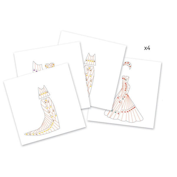 Djeco Art Deco Dresses Paper Creations Iris Paper Folding | KidzInc 5
