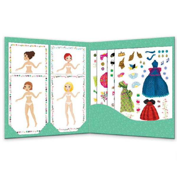 Djeco Massive Fashion Stickers And Paper Dolls | KidzInc Australia 3