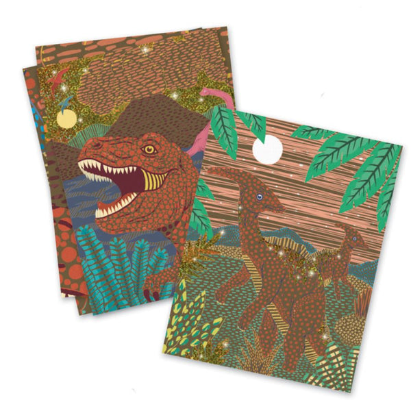 Djeco When Dinosaurs Reigned Scratch Cards Scratch  6