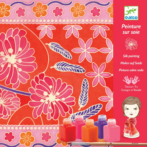 Djeco - Silk Painting Japanese Garden | KidzInc Australia | Online Educational Toy Store