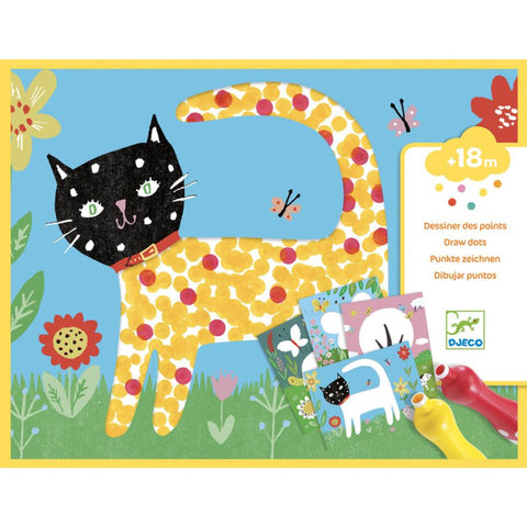 Djeco Small Dots Painting for Toddlers | KidzInc Australia 