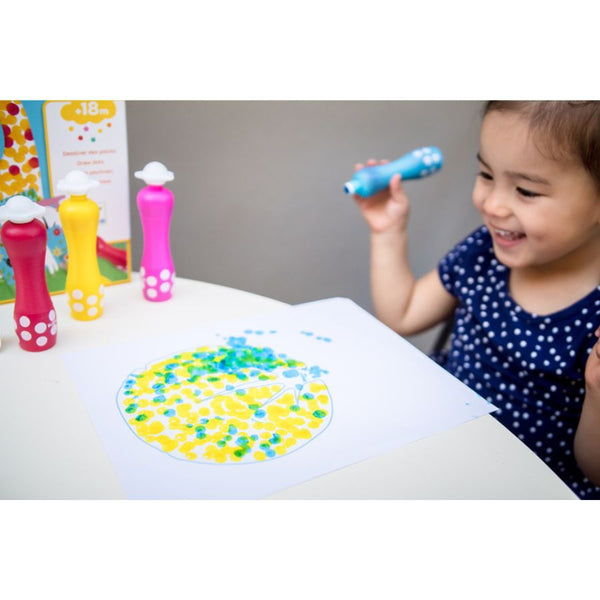 Djeco Small Dots Painting for Toddlers Little Girl | KidzInc Australia 