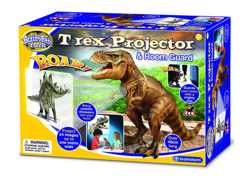Brainstorm Toys - T Rex Projector and Room Guard | KidzInc Australia | Online Educational Toy Store