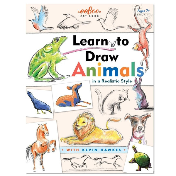 eeBoo Learn to Draw Animals Book with Kevin Hawkes | KidzInc Australia