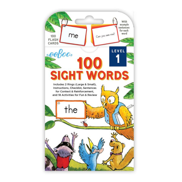 eeBoo Flash Cards 100 Sight Words Level 1 | KidzInc Australia | Online Educational Toys 3