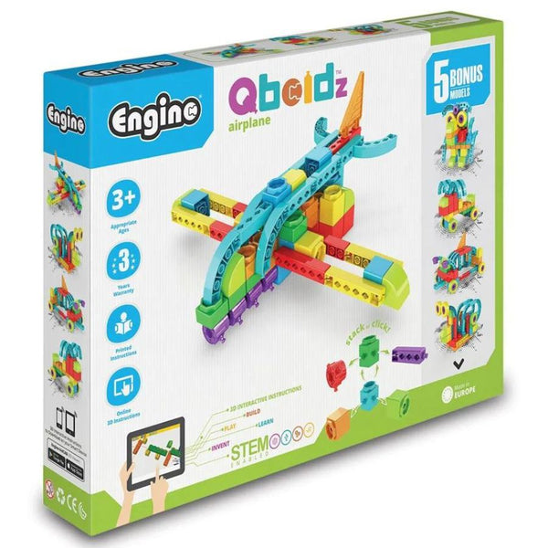 Engino Qboidz Airplane Construction Toy | KidzInc Australia
