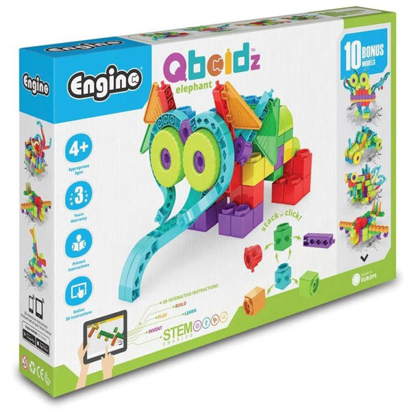 Engino Qboidz Elephant Construction Toy for Preschoolers | KidzInc Australia