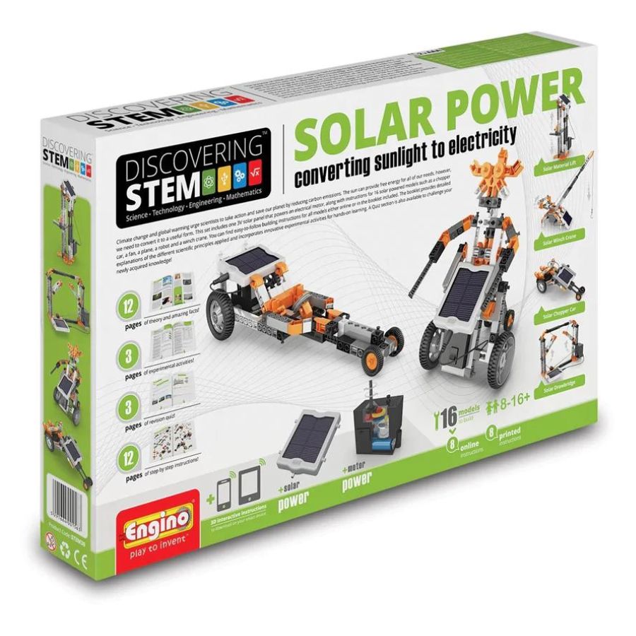 Engino Discovering STEM Solar Power Science Kit KidzInc Australia