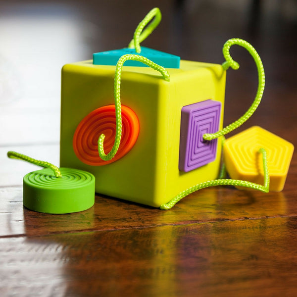 Fat Brain Toys Co - Oombee Shape Sorting Cube | KidzInc Australia | Online Educational Toy Store
