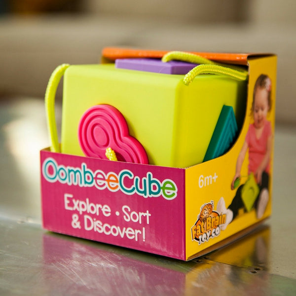 Fat Brain Toys Co - Oombee Shape Sorting Cube | KidzInc Australia | Online Educational Toy Store