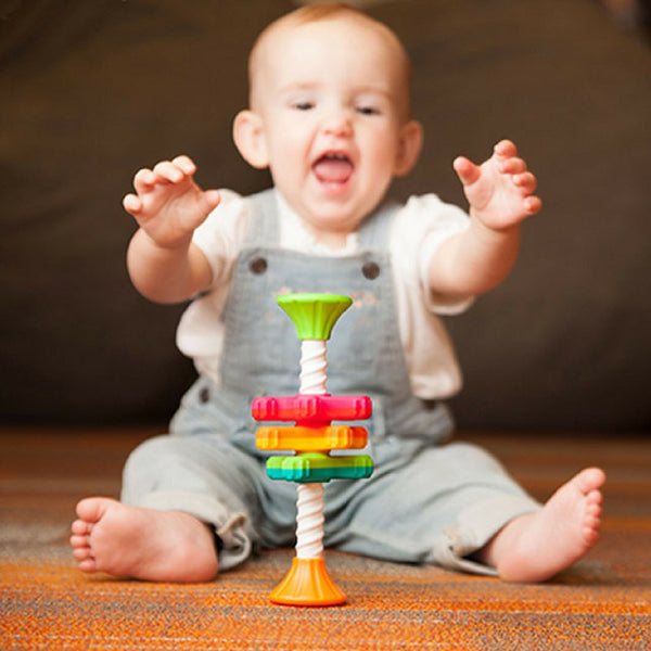 Fat Brain Toys Co - MiniSpinny Sensory Baby Toy | KidzInc Australia | Online Educational Toy Store