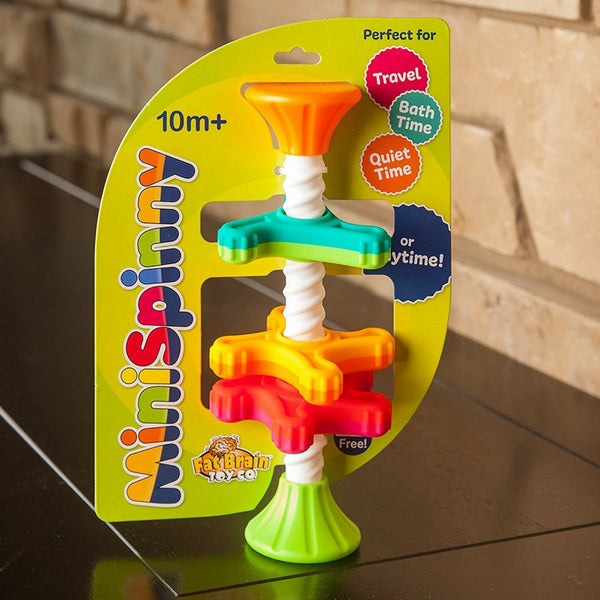 Fat Brain Toys Co - MiniSpinny Sensory Baby Toy | KidzInc Australia | Online Educational Toy Store
