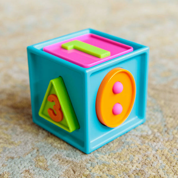 Fat Brain Toys Co Smarty Cube 1-2-3 for Babies and Toddlers | KidzInc Australia | Online Educational Toys