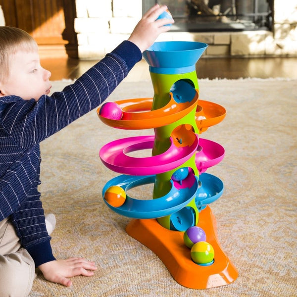 Fat Brain Toy Co Roll Again Tower Marble Run | KidzInc Australia Educational Toys 3