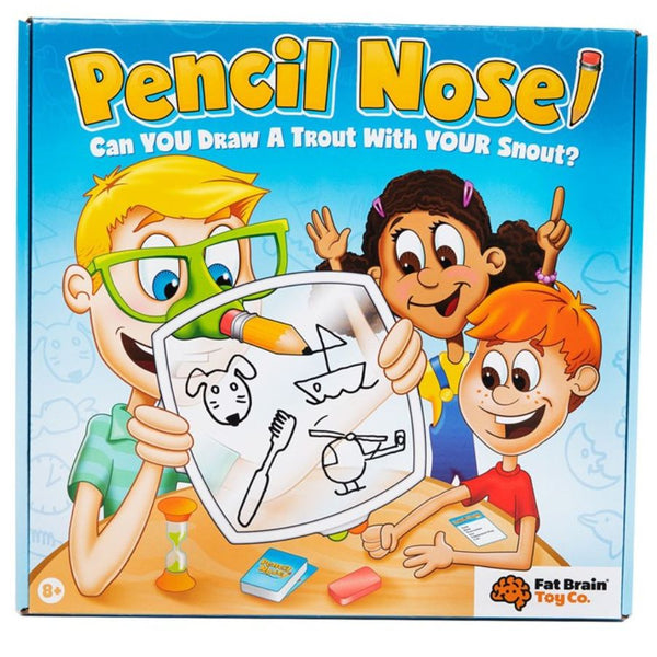 Fat Brain Toy Co Pencil Nose Game | Party Fun Game | KidzInc Australia