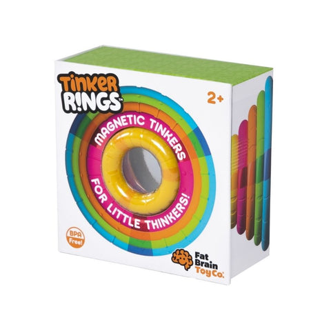 Fat Brain Toy Co Tinker Rings | Magnetic Construction Toys | KidzInc Australia Educational Toys Online