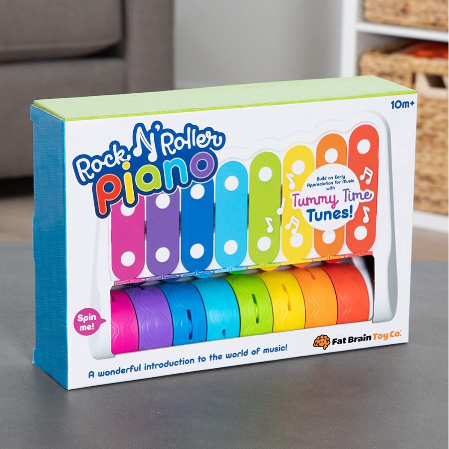Fat Brain Toy Co Rock 'N Roller Piano Baby Toy | KidzInc Australia 2