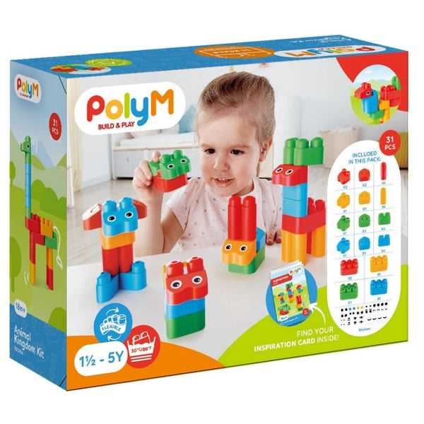 PolyM Build and Play Animal Kingdom Kit | Construction Kit | KidzInc Australia | Educational Toys Online 2