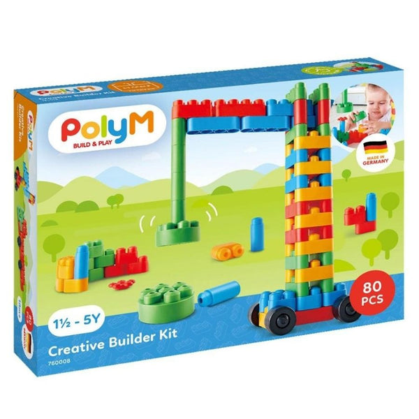 PolyM Creative Builder Building Blocks | KidzInc Australia | Educational Toys Online 