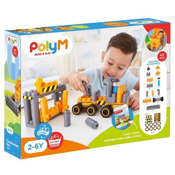 PolyM Build and Play Construction Site Kit | KidzInc Australia | Educational Toys Online 2