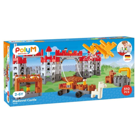 PolyM Medieval Castle Building Blocks | KidzInc Australia Online Toys