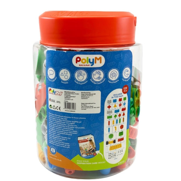PolyM Build and Play Experience Set 128 Pieces | KidzInc Australia | Educational Toys Online 3