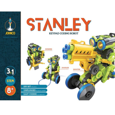 JohnCo Stanley 3-In-1 Keypad Coding Robot | Robotic Toys | KidzInc Australia