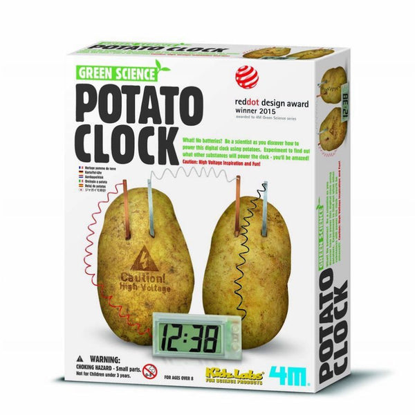 4M Green Science Potato Clock | STEM Toys | KidzInc Australia | Educational Toys Online