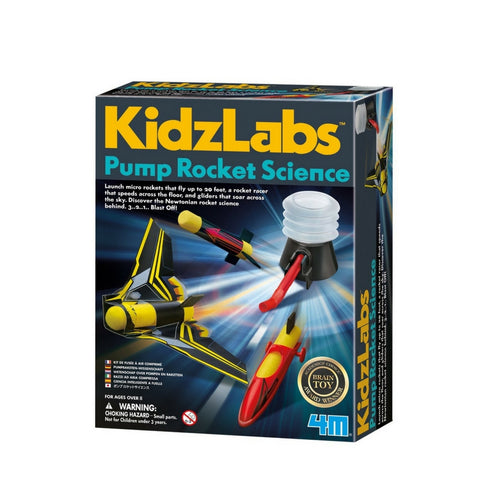 4M- KidzLabs Pump Rocket Science Kit | KidzInc Australia | Online Educational Toy Store