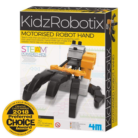 4M Kidz Robotix Motorised Robot Hand - New in Box 4M Kidz Robotix Motorised Robot Hand - New in Box