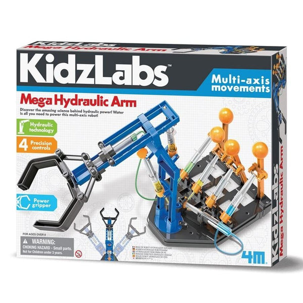 4M KidzLabs Mega Hydraulic Robot Arm | STEM Toys | KidzInc Australia | Online Educational Toys