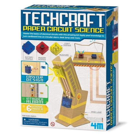 4M Techcraft Paper Circuit Science Kit | STEM Toys | KidzInc Australia
