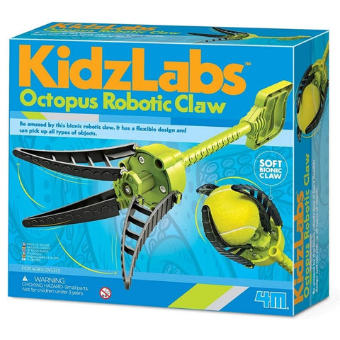 4M KidzLabs Octopus Robotic Claw | STEM Robotic Toys | KidzInc Australia 