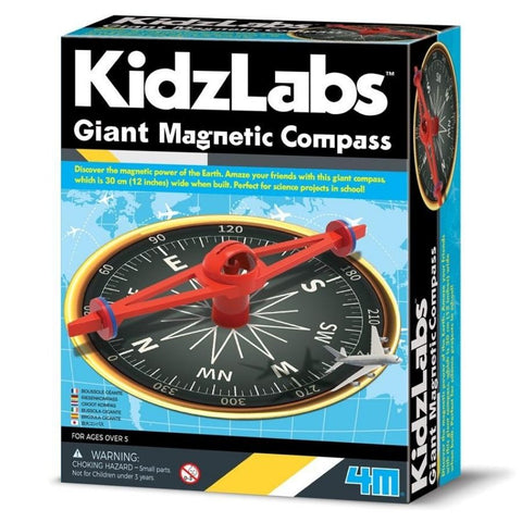 4M KidzLabs Giant Magnetic Compass Science Kit | KidzInc Australia